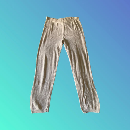 Rafaella Tan Silk/Nylon Pants (L)