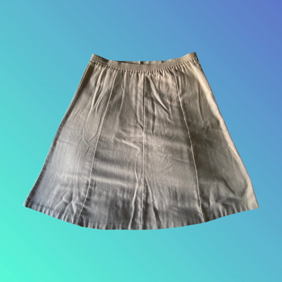 Vintage Brown Skirt (15-16)