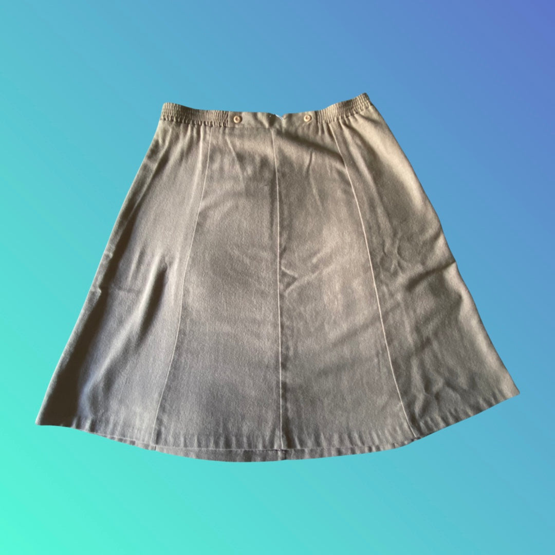 Vintage Brown Skirt (15-16)