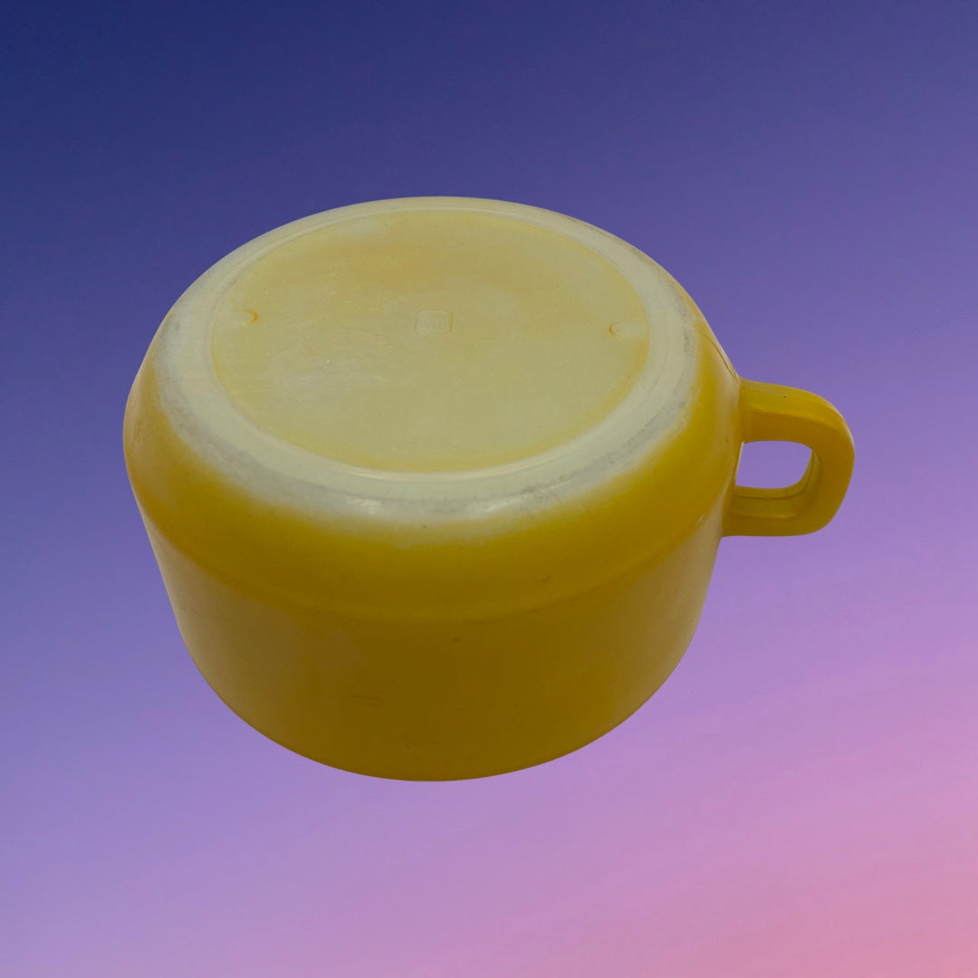 Anchor Hocking Yellow Stackable Soup Mug (303)