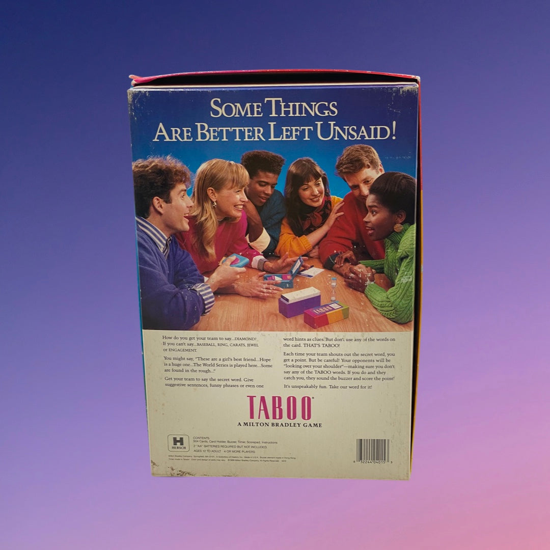 Milton Bradley Taboo (1989)