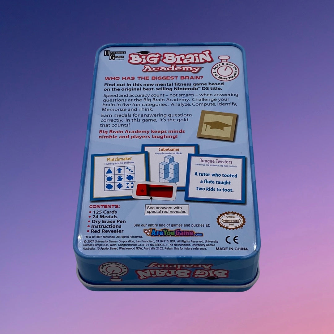 University Games Big Brain Academy Card Game (2007)