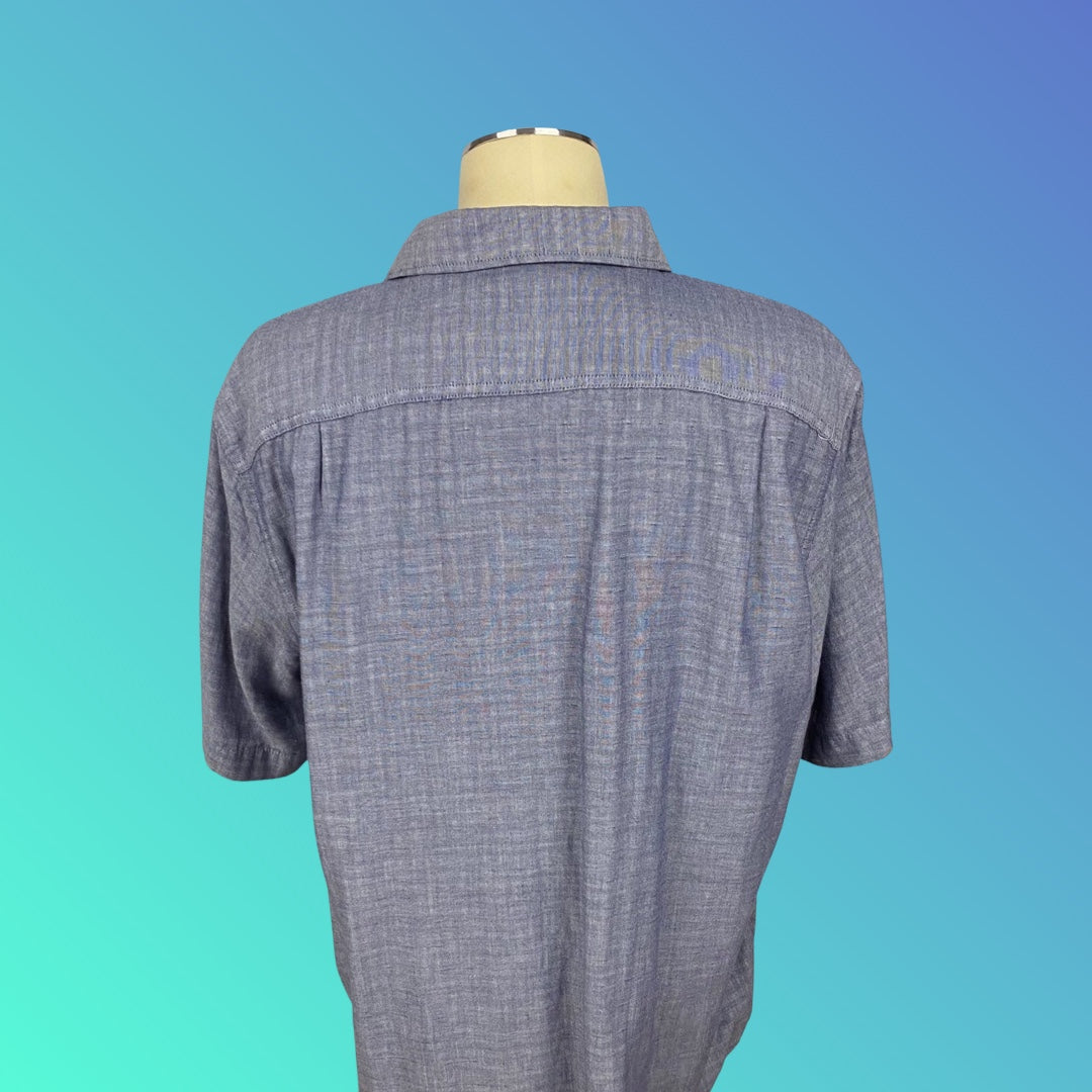Tasso Elba Island Short Sleeve Button Up Shirt (XL) – Revolve