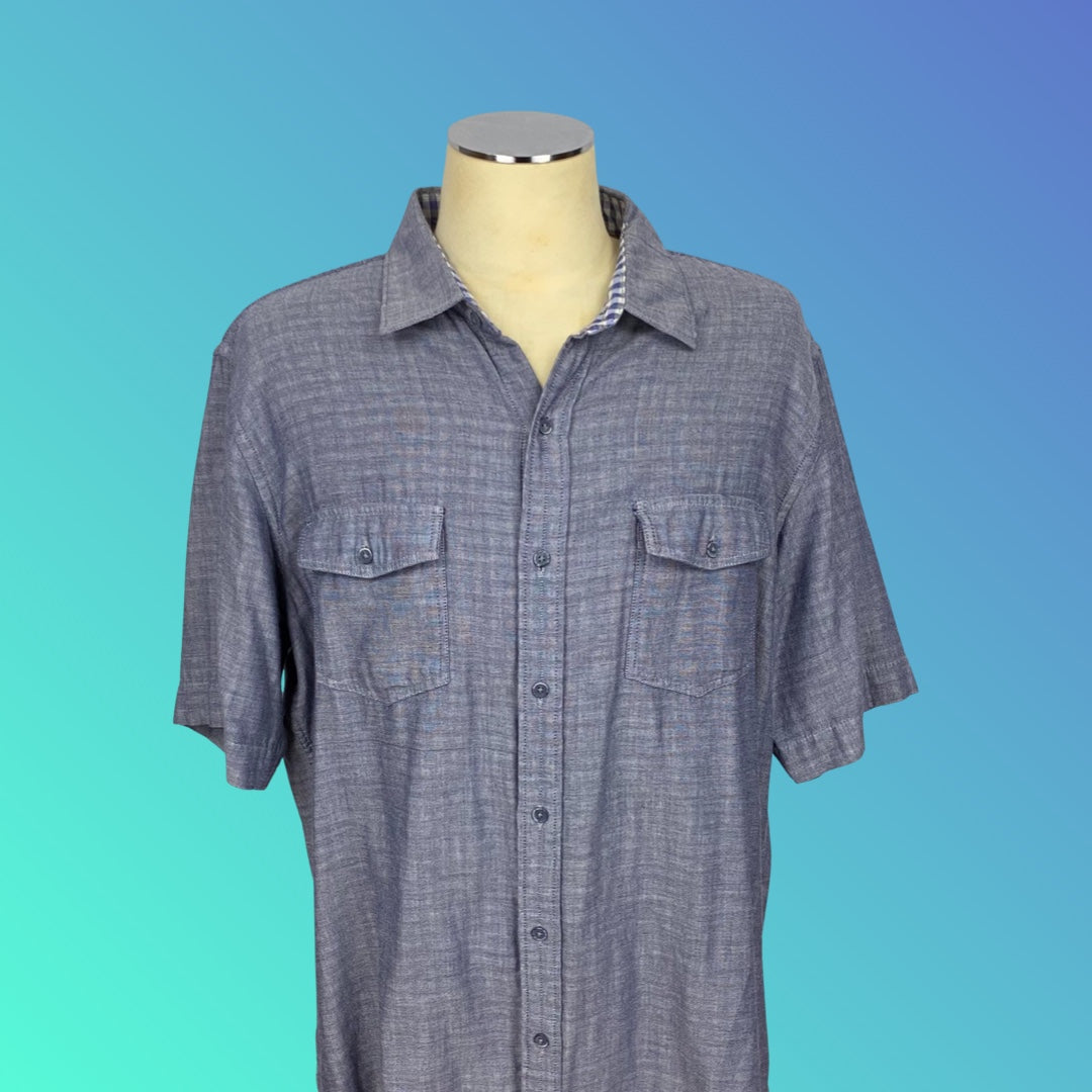 Tasso Elba Island Short Sleeve Button Up Shirt (XL) – Revolve Estate Liquidation Tasso Elba Island Short Sleeve Button Up Shirt (XL) – Revolve Estate Liquidation