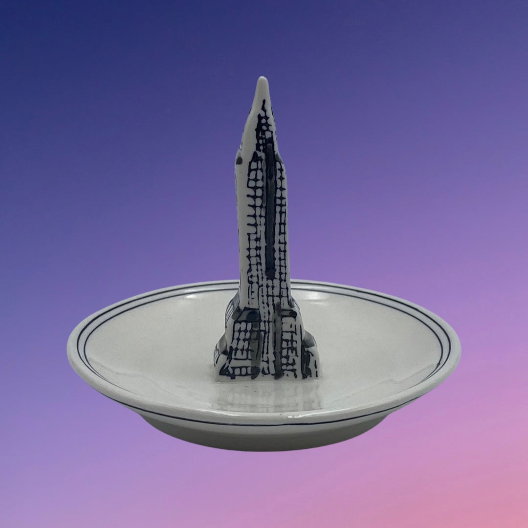 Anthropologie Molly Hatch Empire State Building Ring Dish