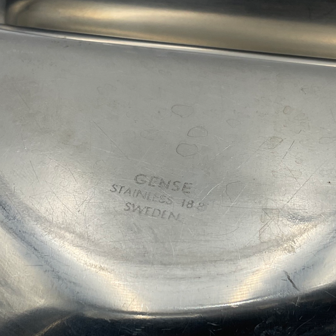 Gense Stainless Divided Dish