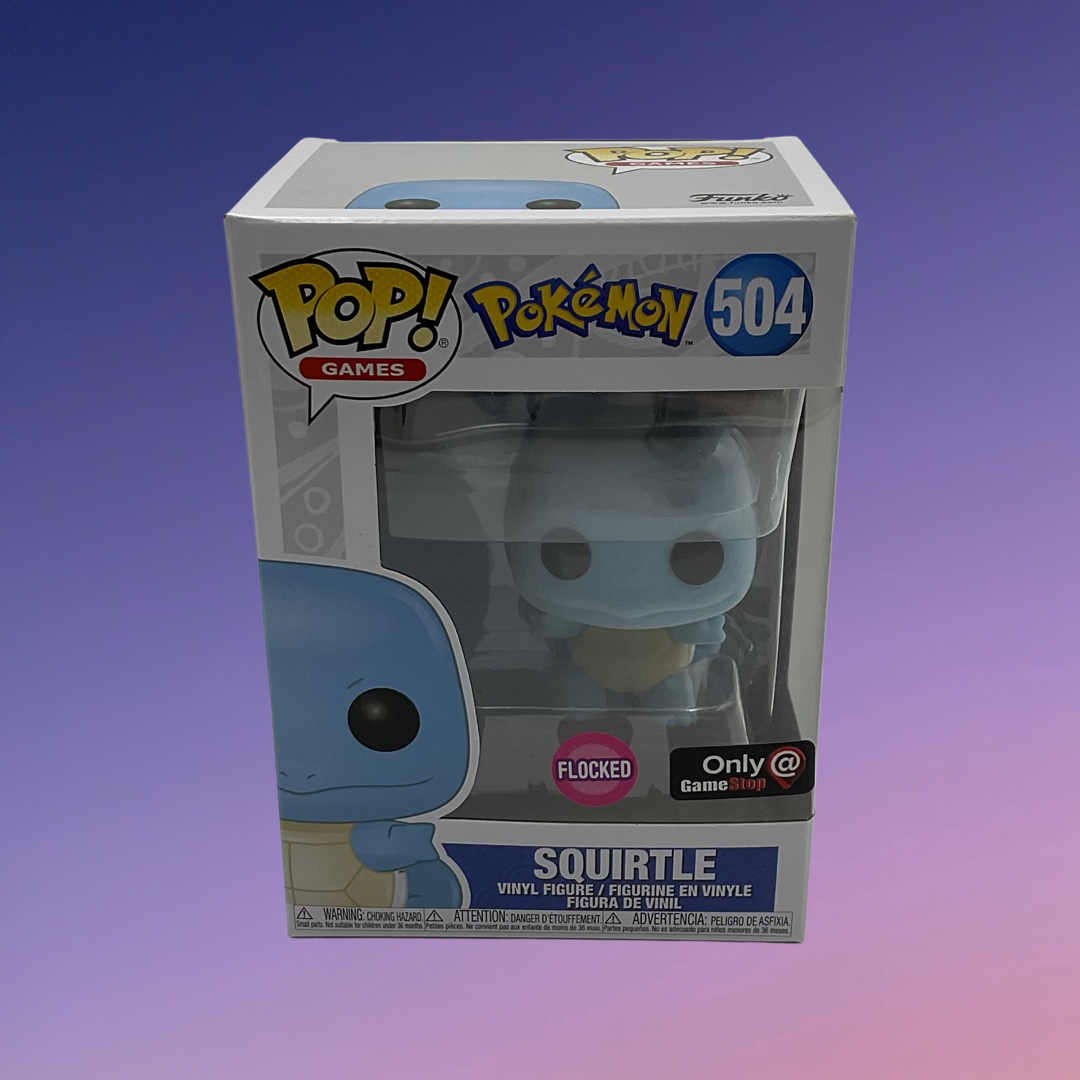 Funko Pop! Pokemon: Squirtle - Flocked (504)