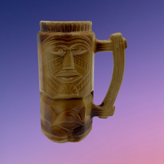 Ceramic Tiki Mug with Handle (Made in Brazil)