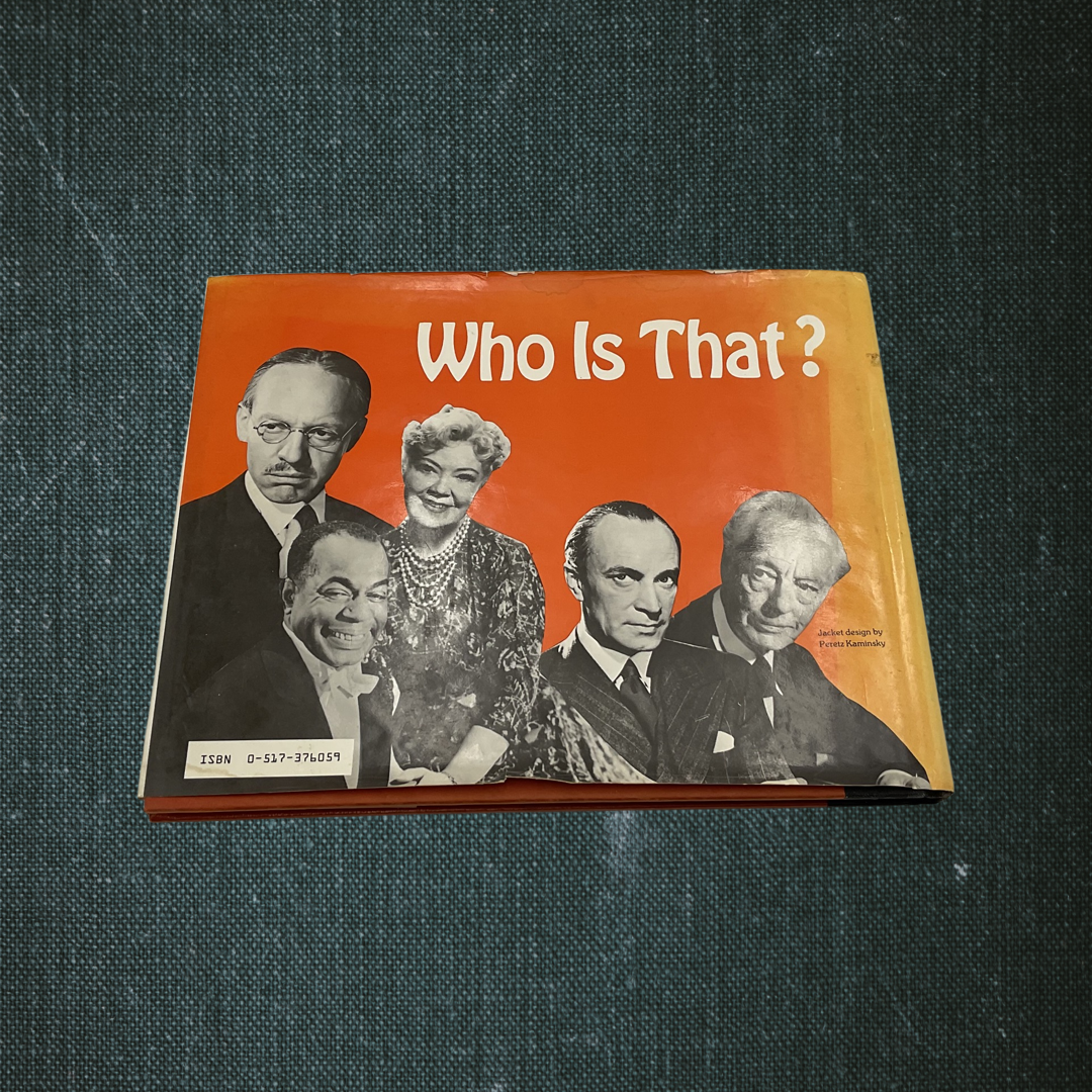 Who is That? by Warren B. Meyers (1982)