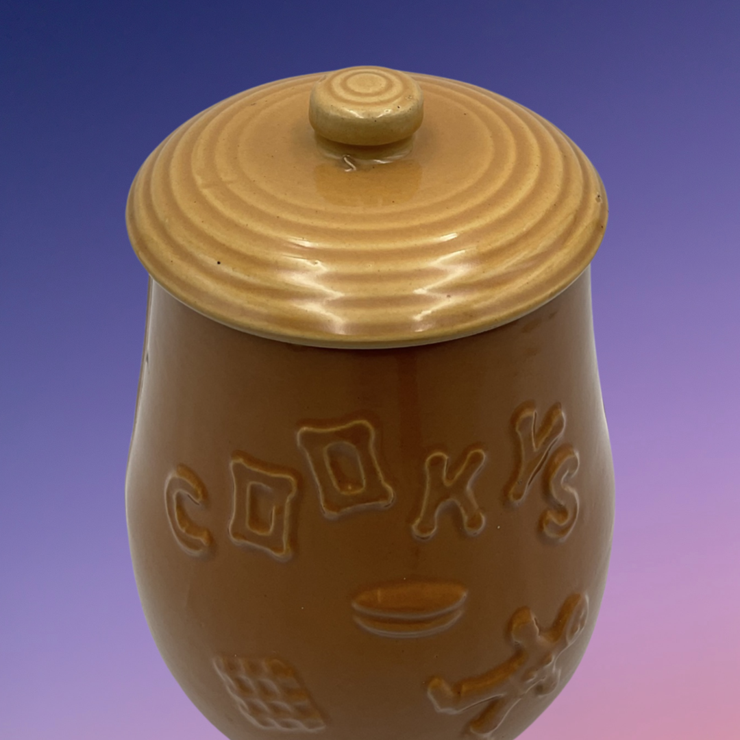 "Cookys" Stoneware Cookie Jar