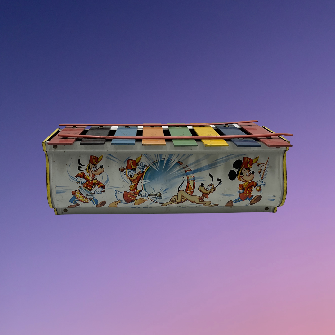 Walt Disney Productions Lithographed Tin Xylophone